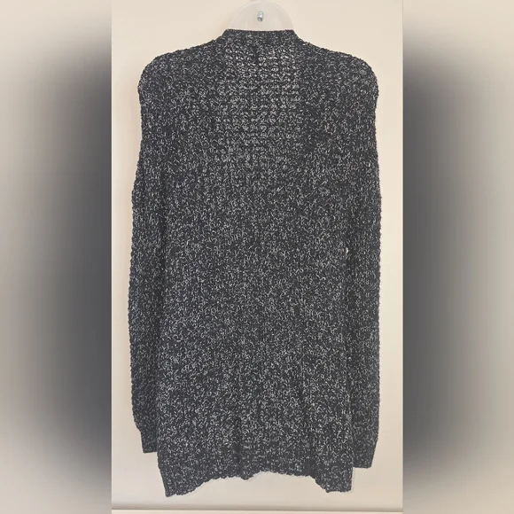 Express Knit Cardigan Sweater Black Womens Size Medium - Picture 8 of 10